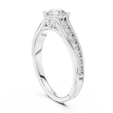 Ladies Ring LR-0309@7 - White Gold - Image