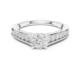 Ladies Ring LR-0309@7 - White Gold - Image