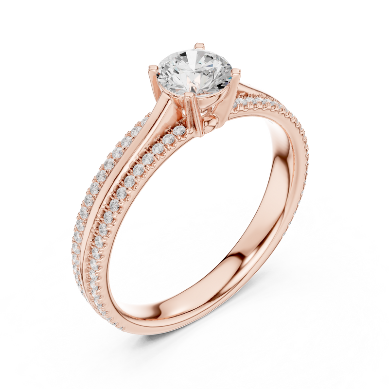 Ladies Ring LR-0310@7 - Rose Gold - Image