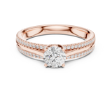Ladies Ring LR-0310@7 - Rose Gold - Image