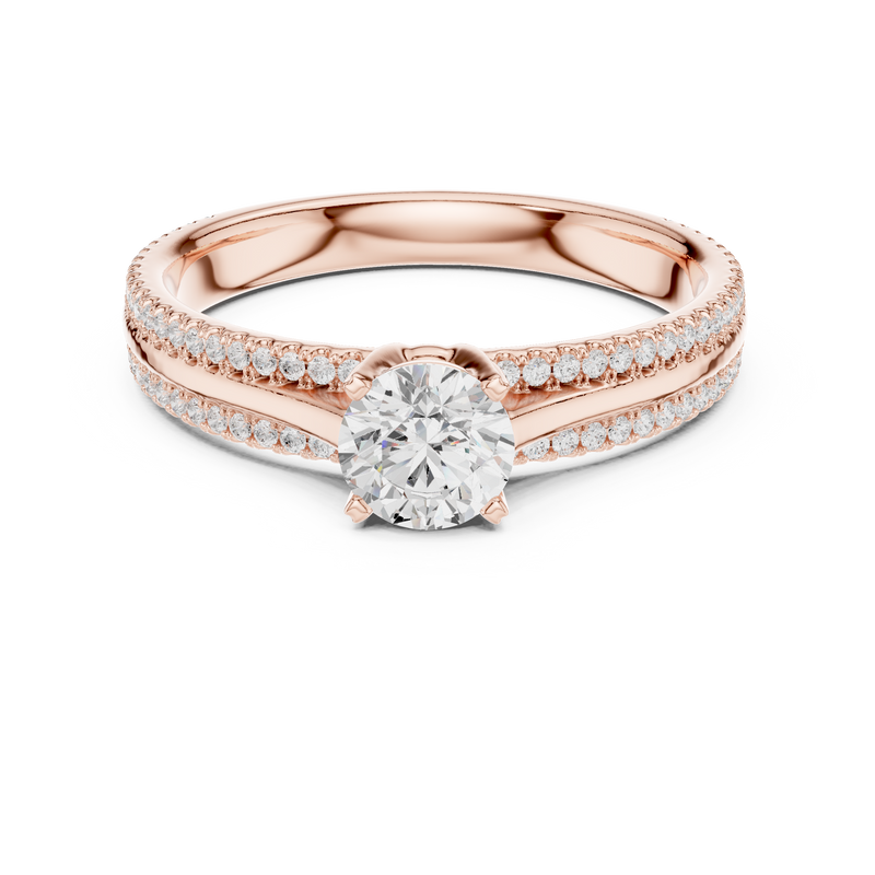 Ladies Ring LR-0310@7 - Rose Gold - Image