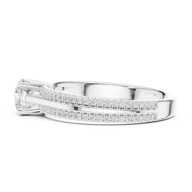 Ladies Ring LR-0310@7 - White Gold - Image