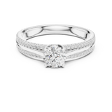 Ladies Ring LR-0310@7 - White Gold - Image
