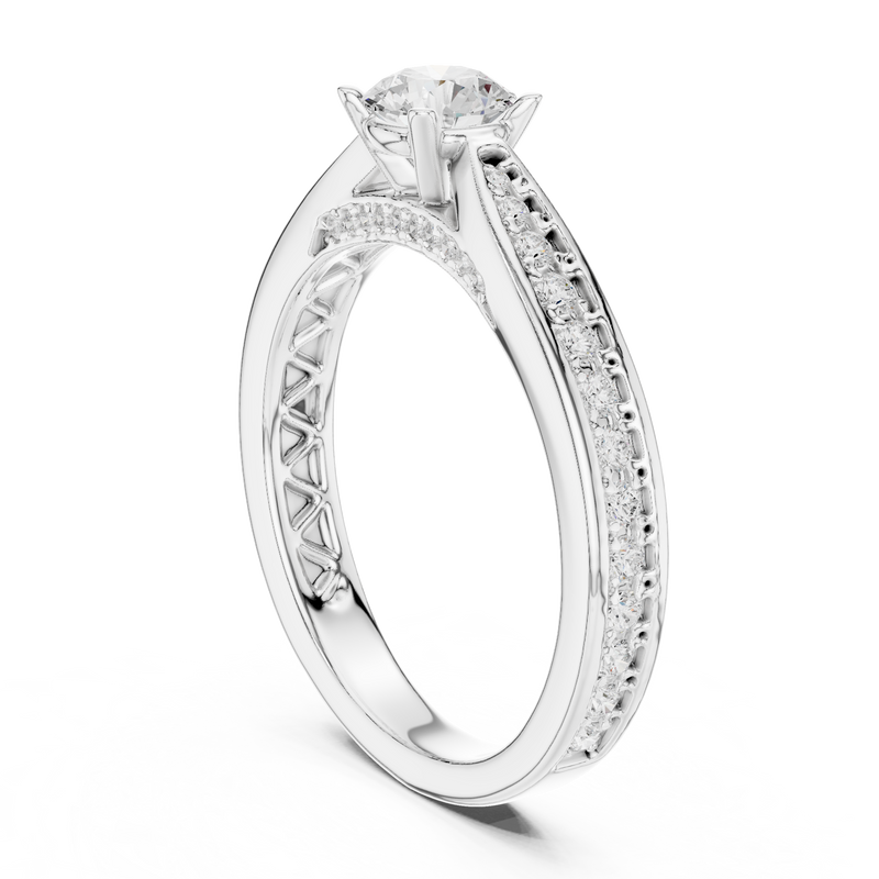Ladies Ring LR-0311@7 - White Gold - Image