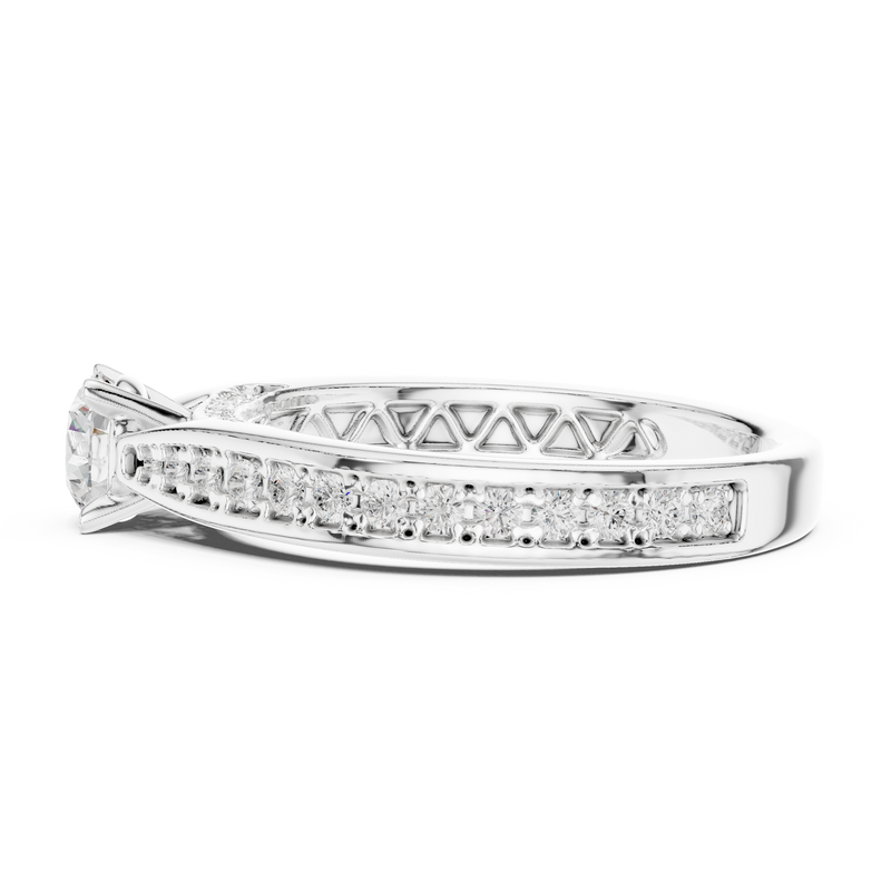 Ladies Ring LR-0311@7 - White Gold - Image