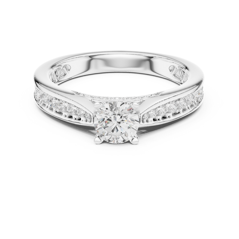 Ladies Ring LR-0311@7 - White Gold - Image