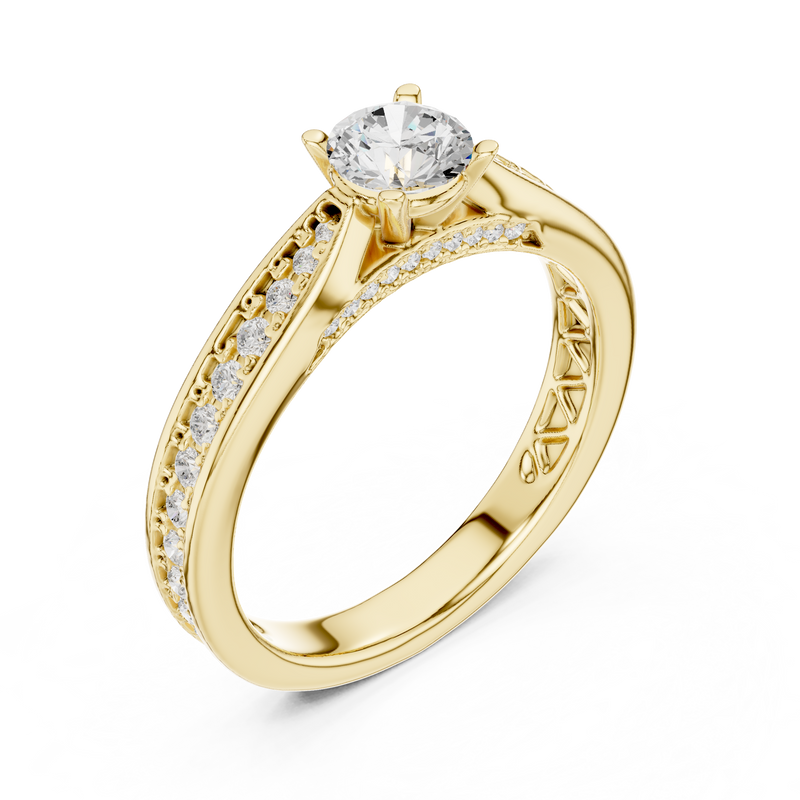Ladies Ring LR-0311@7 - Yellow Gold - Image