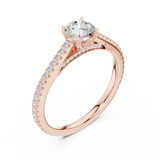 Ladies Ring LR-0312@7 - Rose Gold - Image