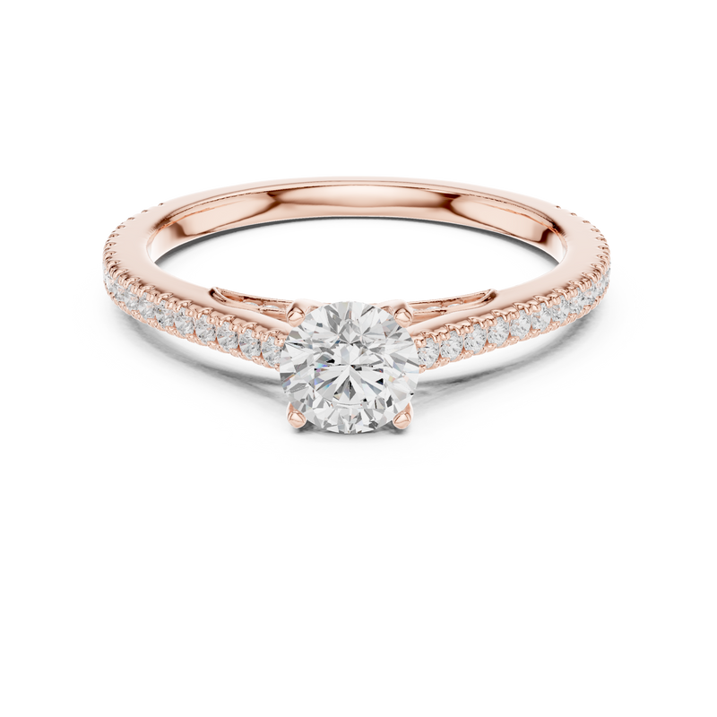 Ladies Ring LR-0312@7 - Rose Gold - Image
