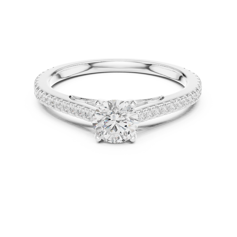 Ladies Ring LR-0312@7 - White Gold - Image