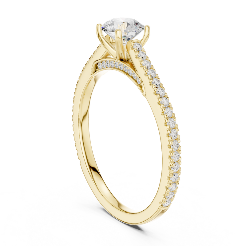 Ladies Ring LR-0312@7 - Yellow Gold - Image