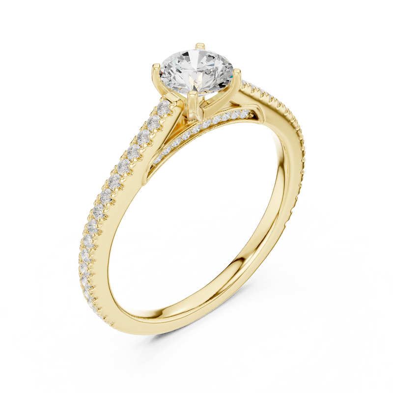 Ladies Ring LR-0312@7 - Yellow Gold - Image