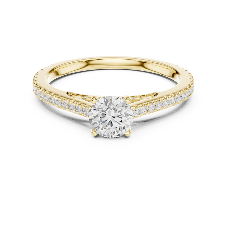 Ladies Ring LR-0312@7 - Yellow Gold - Image