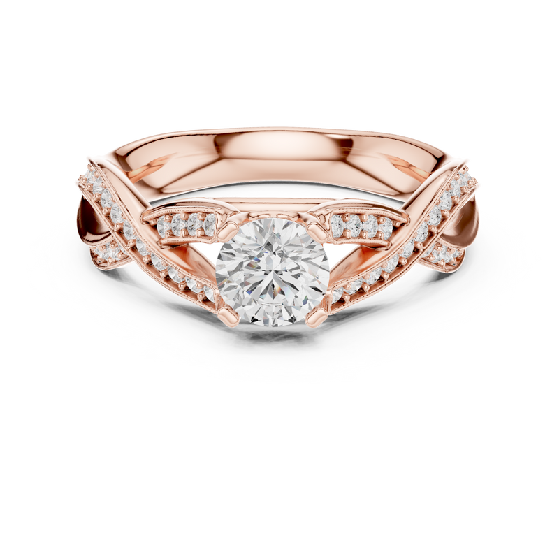 Ladies Ring LR-0315@7 - Rose Gold - Image