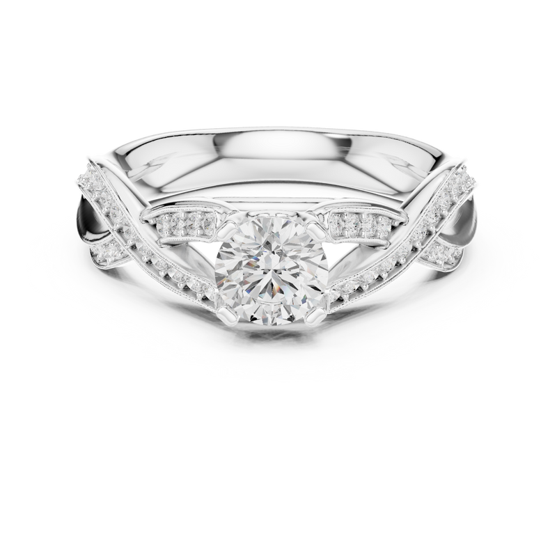 Ladies Ring LR-0315@7 - White Gold - Image