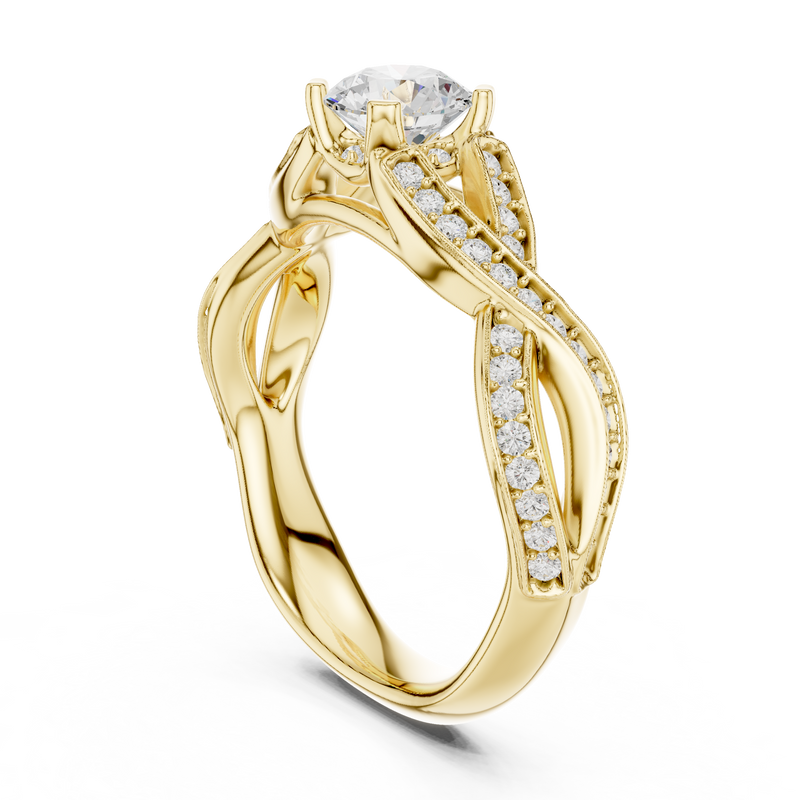 Ladies Ring LR-0315@7 - Yellow Gold - Image