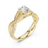 Ladies Ring LR-0315@7 - Yellow Gold - Image