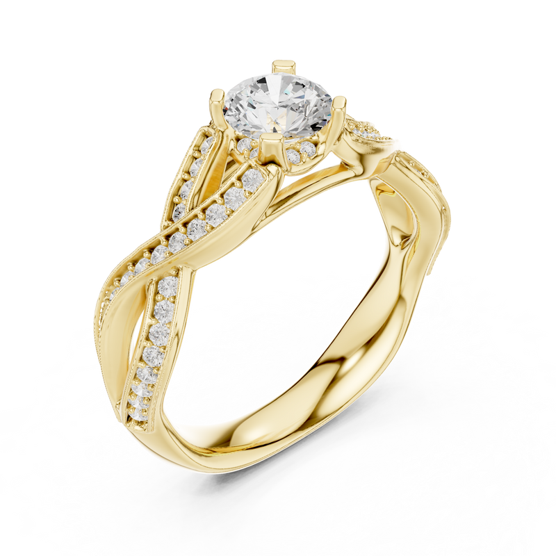 Ladies Ring LR-0315@7 - Yellow Gold - Image