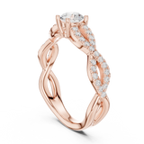 Ladies Ring LR-0316@7 - Rose Gold - Image
