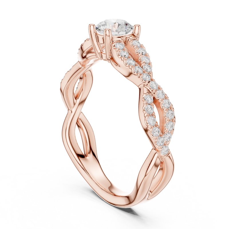 Ladies Ring LR-0316@7 - Rose Gold - Image