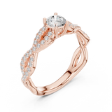 Ladies Ring LR-0316@7 - Rose Gold - Image