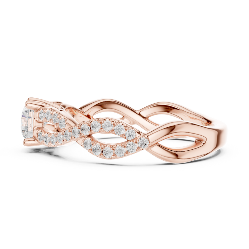 Ladies Ring LR-0316@7 - Rose Gold - Image
