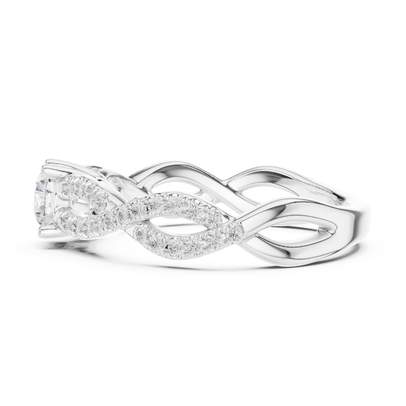 Ladies Ring LR-0316@7 - White Gold - Image