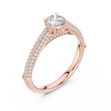 Ladies Ring LR-0317@7 - Rose Gold - Image