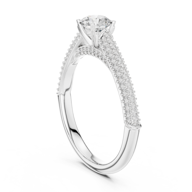 Ladies Ring LR-0317@7 - White Gold - Image