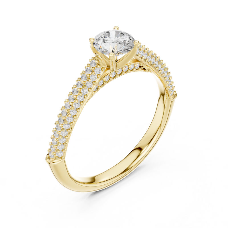Ladies Ring LR-0317@7 - Yellow Gold - Image