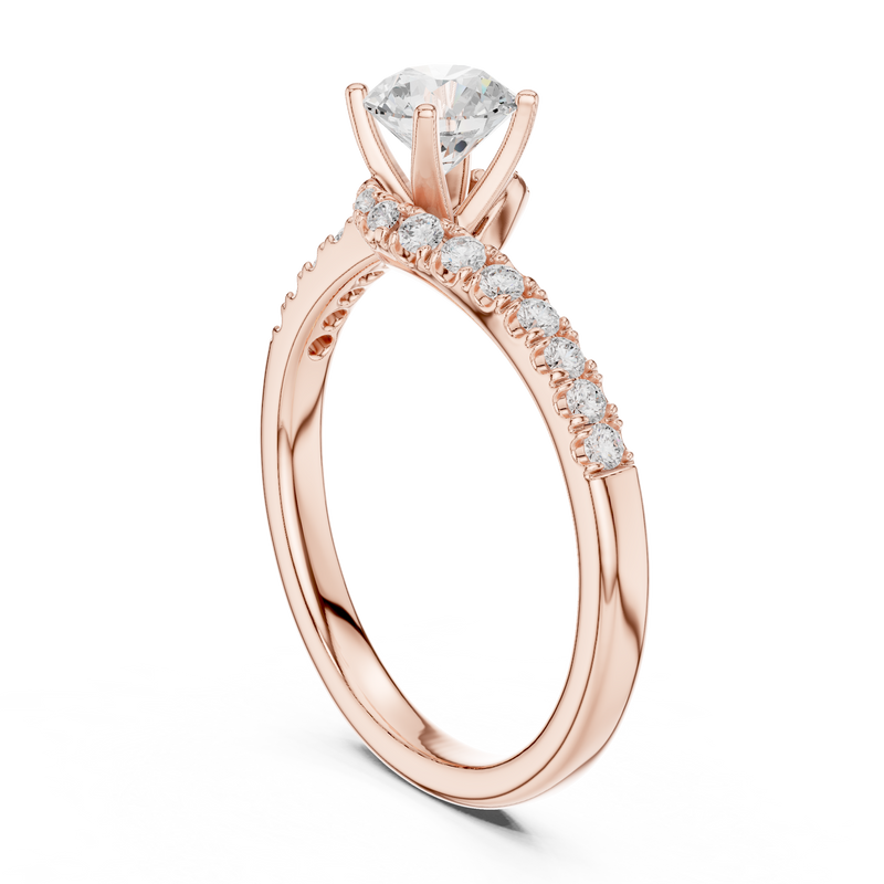 Ladies Ring LR-0320@7 - Rose Gold - Image