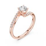 Ladies Ring LR-0320@7 - Rose Gold - Image