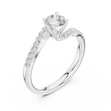 Ladies Ring LR-0320@7 - White Gold - Image