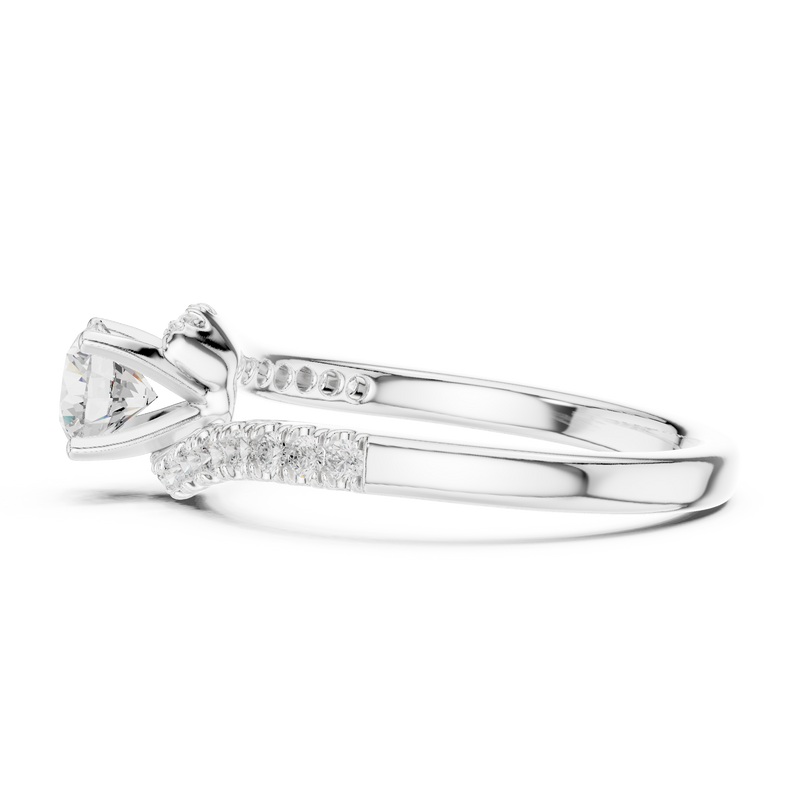Ladies Ring LR-0320@7 - White Gold - Image