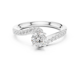 Ladies Ring LR-0320@7 - White Gold - Image