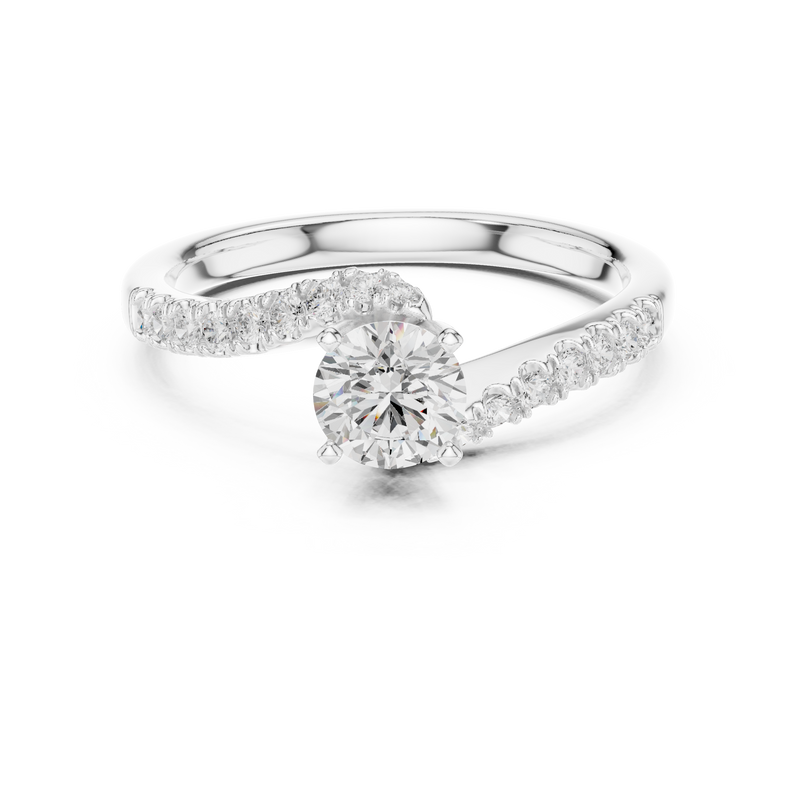 Ladies Ring LR-0320@7 - White Gold - Image