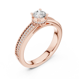 Ladies Ring LR-0321@7 - Rose Gold - Image