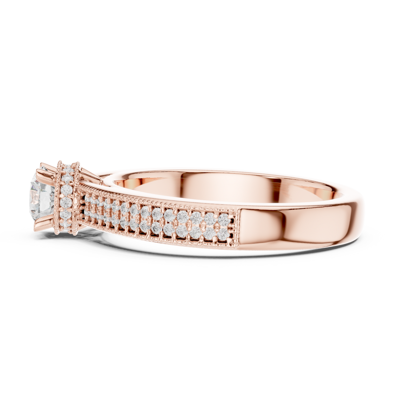 Ladies Ring LR-0321@7 - Rose Gold - Image