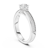 Ladies Ring LR-0321@7 - White Gold - Image