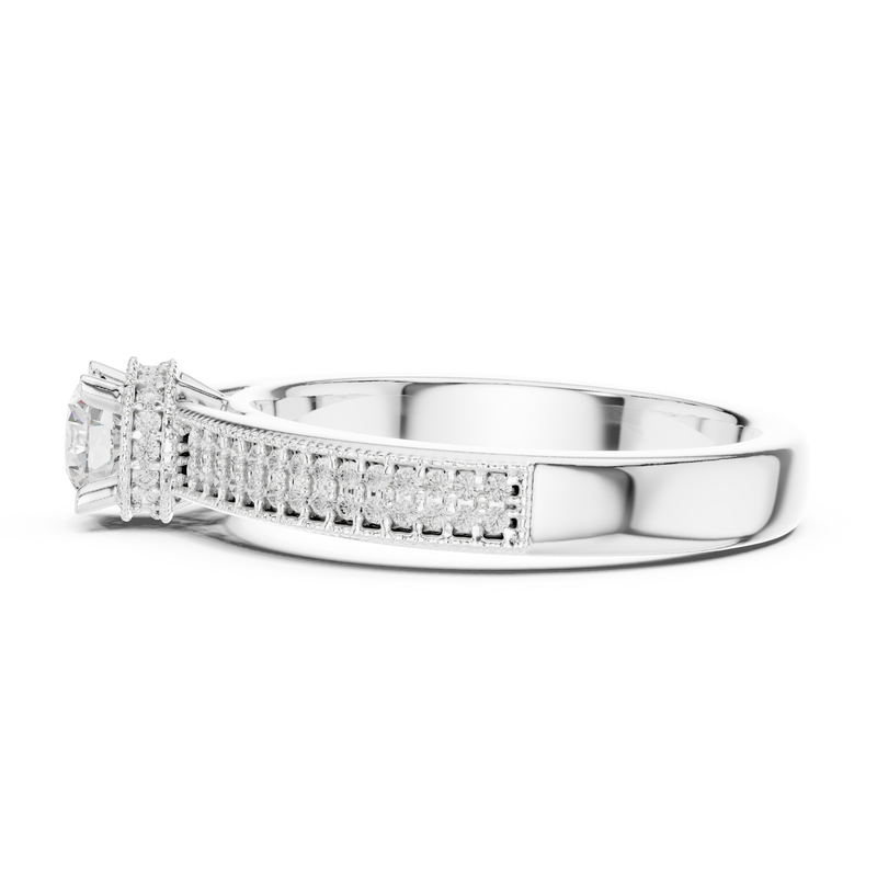 Ladies Ring LR-0321@7 - White Gold - Image