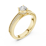 Ladies Ring LR-0321@7 - Yellow Gold - Image