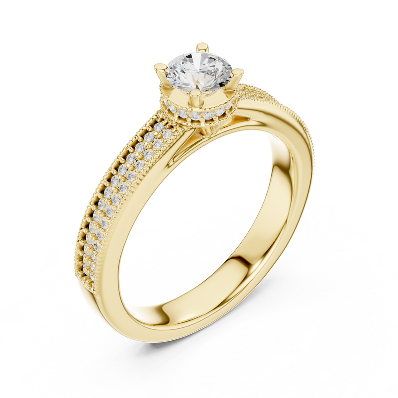 Ladies Ring LR-0321@7 - Yellow Gold - Image