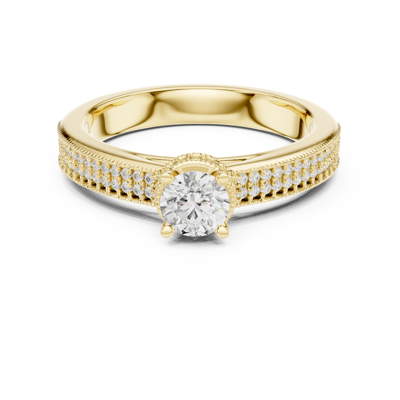 Ladies Ring LR-0321@7 - Yellow Gold - Image