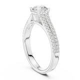 Ladies Ring LR-0326@7 - White Gold - Image