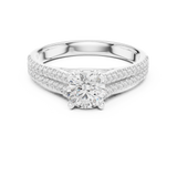 Ladies Ring LR-0326@7 - White Gold - Image