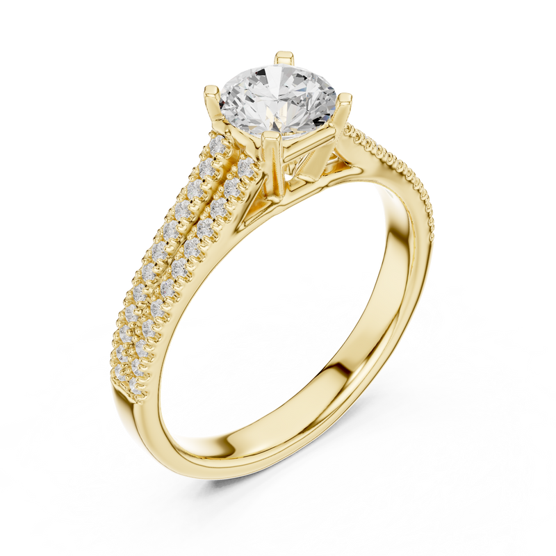 Ladies Ring LR-0326@7 - Yellow Gold - Image