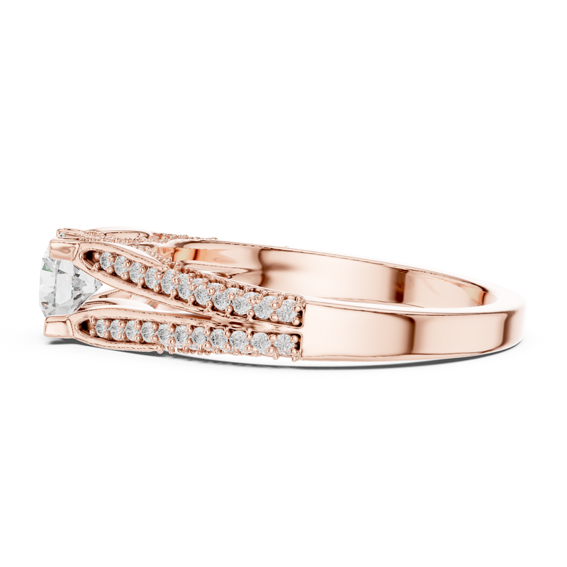 Ladies Ring LR-0327@7 - Rose Gold - Image