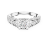 Ladies Ring LR-0327@7 - White Gold - Image