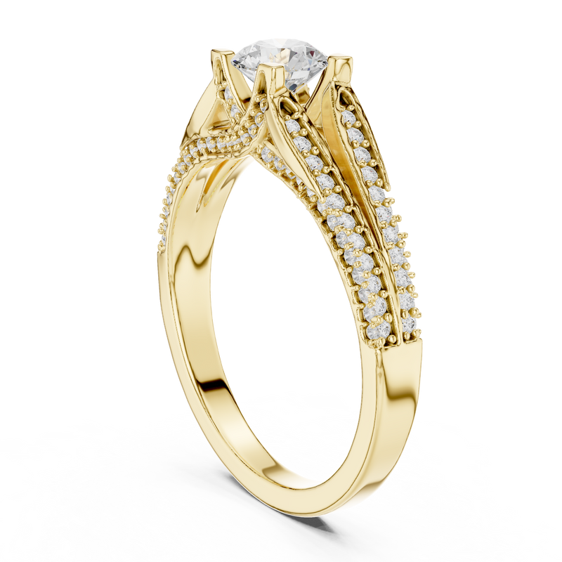 Ladies Ring LR-0327@7 - Yellow Gold - Image