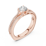 Ladies Ring LR-0330@7 - Rose Gold - Image